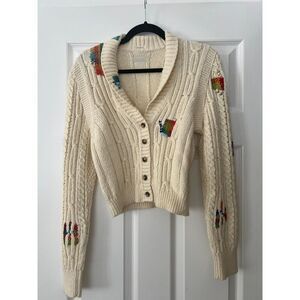 Mother Denim Cable Knit Cardigan